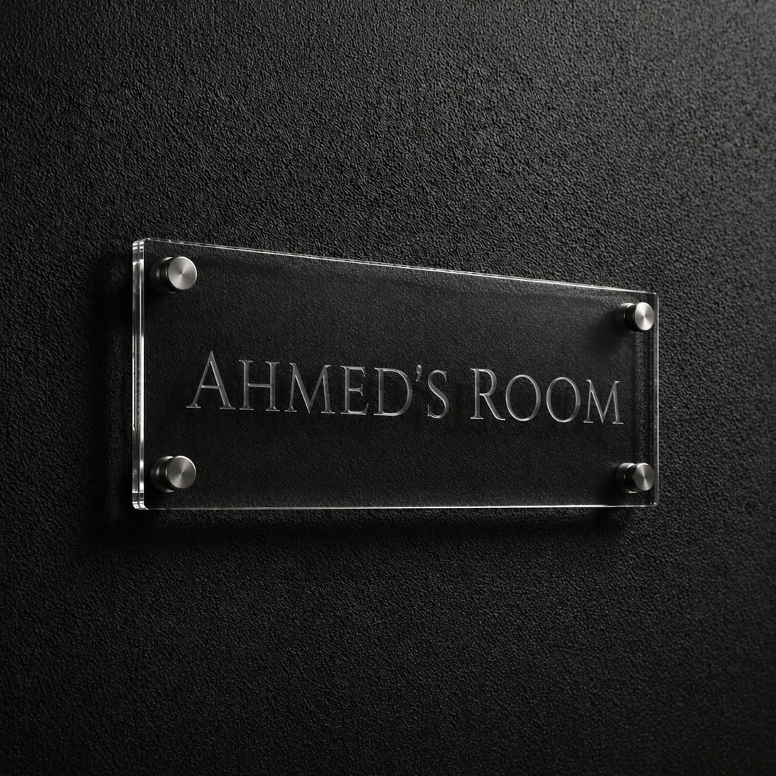 Custom Acrylic Name Plate