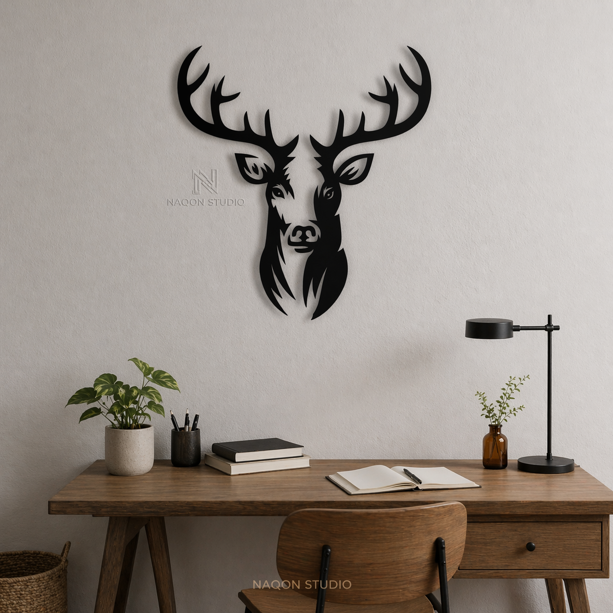 Modern Deer Wall Decor